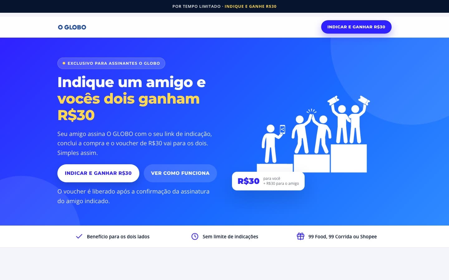 Refer and earn: a referral with a benefit for both sides, explained in three steps.